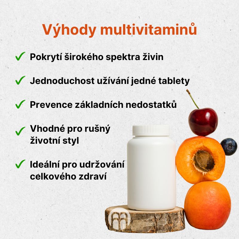 Výhody multivitaminů